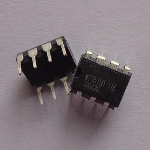 5pcs WT7518D DIP8 WT7518 DIP-8 WT7518D-NG080WT DIP