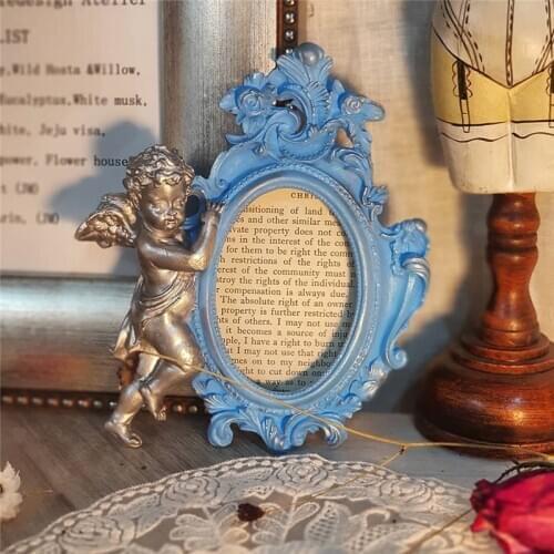 Angel Photo Frame Design Fondant Cake Silicone Mold DIY Aroma Gypsum Plaster Mould Clay Chocolate Molds