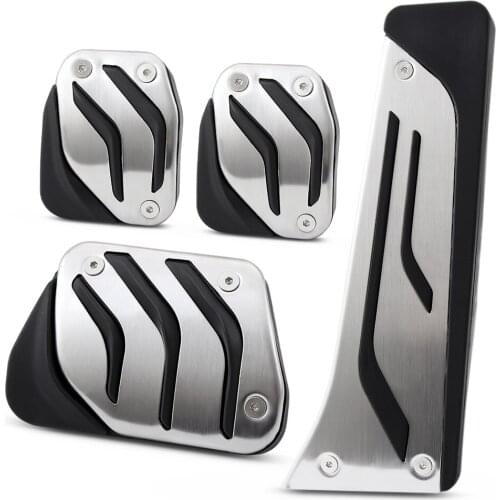 Auto Stainless Steel Car Fuel Brake Pedals Pedal Cover for BMW 3 M3 X3 X4 X5 X6 F20 F30 E34 E39 E70 E71 E90 E46 GT3 LHD