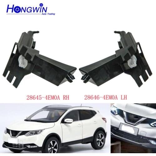 Front Bumper Headlight Headlamp Washer Nozzle Cover Water Sprayer+Lid Cap Case For Nissan Qashqai J11 2014-2018 28645-4EM0A