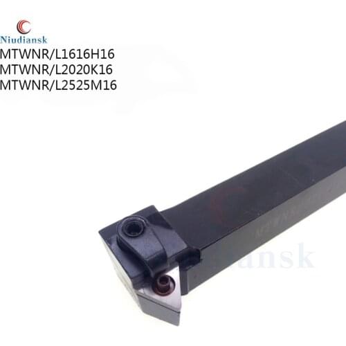 External turning tool holder MTWNR1616H16 MTWNR2020K16 MTWNR2525M16 MTWNL1616H16 MTWNL2020K16 MTWNL2525M16 CNC useTNMG16 insert