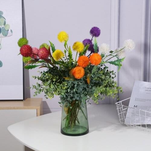 Artificial Planting Single Dandelion Ins Indoor Home Living Room Simulation Plant Restaurant Arrangement Vase Flower Device