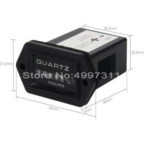 Chinese factory mechanical timer digital display time generator generator excavator timer mower time accumulator SET seling