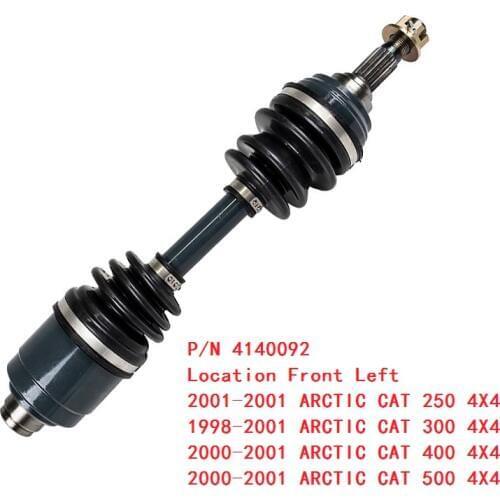 FOR ARCTIC CAT 250 300 4*4 ARCTIC CAT 400 500 4*4 Front Left Axle Stub CV Axle Short Drive shaft CV BOOT KIT