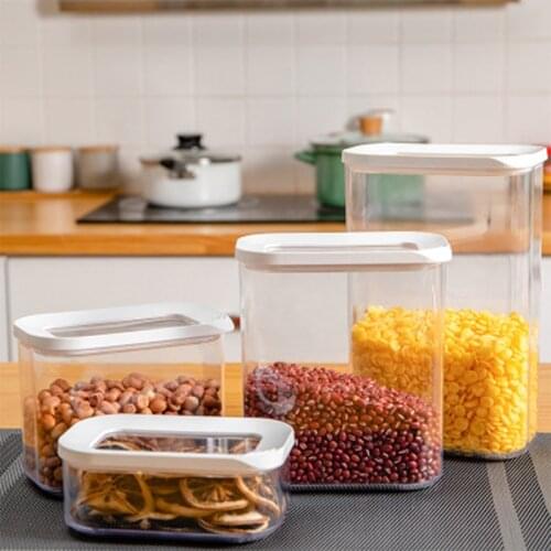 Kitchen storage container, kitchen refrigerator, noodle box, cereals, dried fruit, snack storage tank, transparent sealed tank