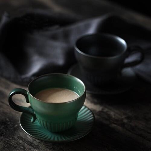 Personalized Espresso Cups Mug and Saucer Set Friends Coffee Gift Ceramic Original Milk Breakfast Cereal Drinking Tea Water Mugs