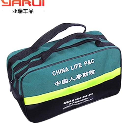 Direct selling empty car fire extinguisher car emergency kit storage bag portable ret