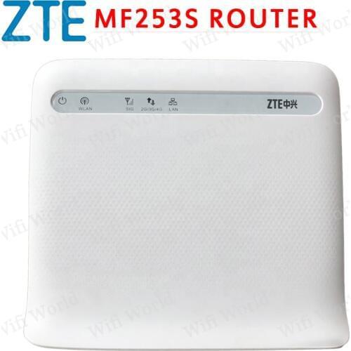 Unlocked ZTE MF253s 4G LTE CPE Wireless Router with Antenna 4G CPE Router with SIM Card Slot