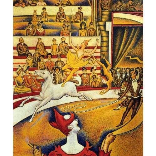 Modern art Landscapes The Circus by Georges Seurat oil painting canvas handmade High quality