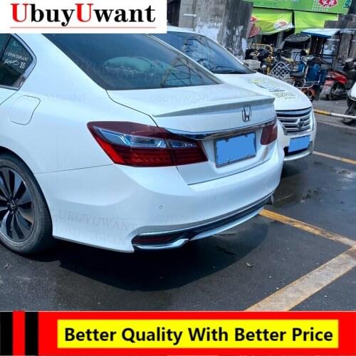 For Honda Accord 9 Th Spoiler High Quality ABS Material Car Rear Wing Primer Color Spoiler 2014-2017 Car Rear Wing Rear Spoiler