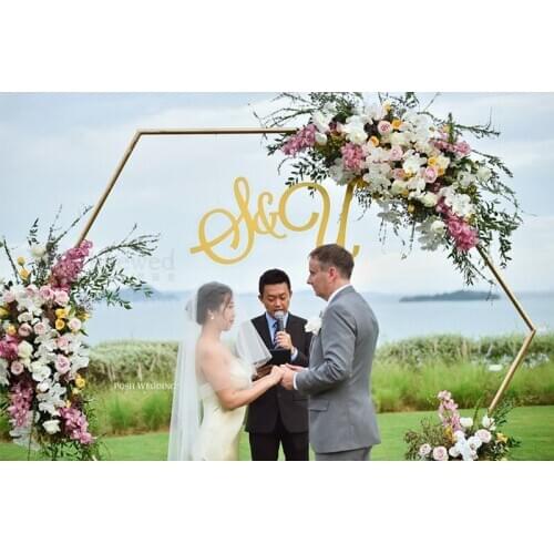 Wedding arch decor Diamond shape backdrop stand flower frame geometric home party background decoration balloon arch