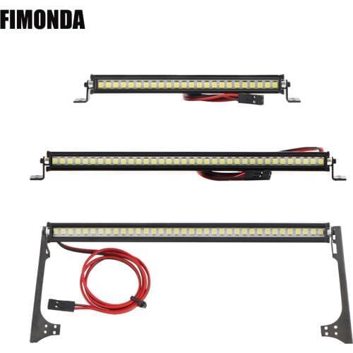 RC Car Roof Lamp 24 36 LED Light Bar for 1/10 RC Crawler Axial SCX10 90046 90060 SCX24 Jeep Wrangler JK Rubicon Body