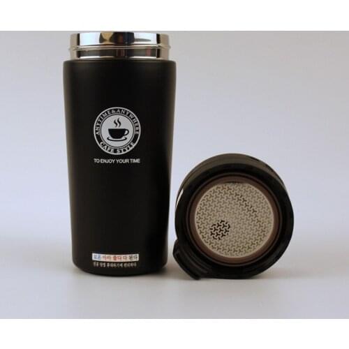 Vacuum Flask Thermo Water Bottle Tea Mug Thermocup for Gifts 380ml Travel Coffee Mug Double Stainless Steel Thermos Tumbler Cups