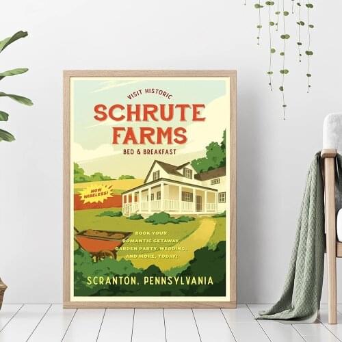 Vintage Poster Retro Print Vintage Art Painting Travels Cities Posters Travel Landscape Posters Wall Art Pictures Home Decor