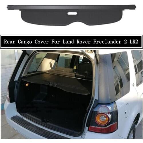 Rear Cargo Cover For Land Rover Freelander 2 LR2 2006-2017 Partition Curtain Screen Shade Trunk Security Shield Auto Accessories