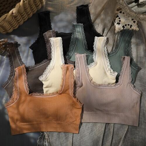 Linbaiway Push up Bra for Women Sports Beauty Back Crops Tube Top Sexy Seamless Wrapped Chest Bralette Female Brassiere Vest