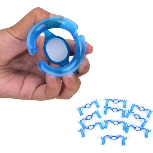 10Pcs M Type Mouth Opener Cheek Retractor Teeth Whitening Dental Blue M-Shape Blue Cheek Retractor Oral Hygiene