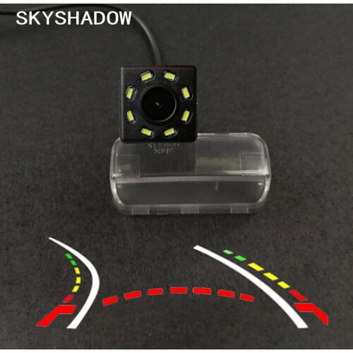 Wireless Car CCD Rear Camera Fisheye 4 8 12 Led Dynamic Night For Peugeot 206 207 307 407 Toyota Camry Verso 2012 Vios 2014