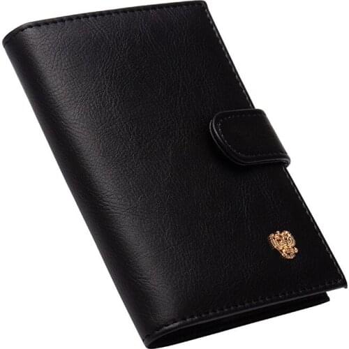 Russia Hasp Passport Cover PU Leather Travel Passport Document Protector Wallet Credit Cards Case Organizer Holder
