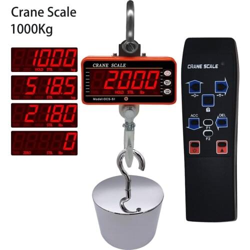 150kg/200kg/300kg/500kg/1000kg Hook Scale Crane Scales Hanging Balance Gram Kitchen Weighing Tool Fishing Steelyard 40%OFF