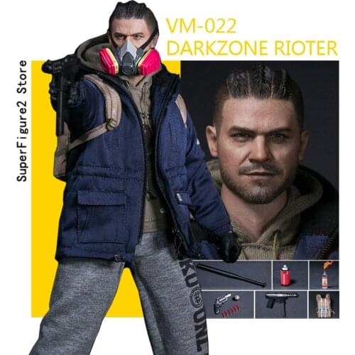 For Collection 1:6 Scale Full Set THE DARKZONE RIOTER VM-022 Action Figure Model Toys for Fand Holiday Gifts