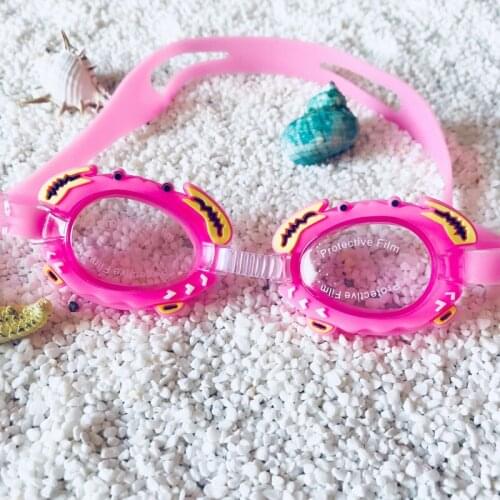 Cute Adjustable Silicone Kids Swimming Goggles Children Lovely Soft Swim Eyewear Boy Girls Students Colorful Swimming Glasses