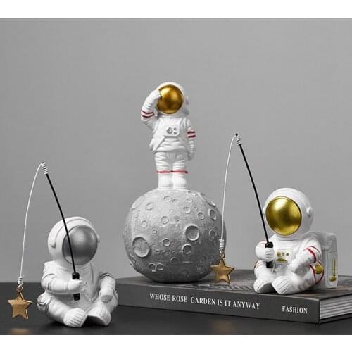 Nordic Home Decoration For Living Room Space Man Model Astronaut Figurines Mini Garden Accessories Birthday Chirstmas Decoration