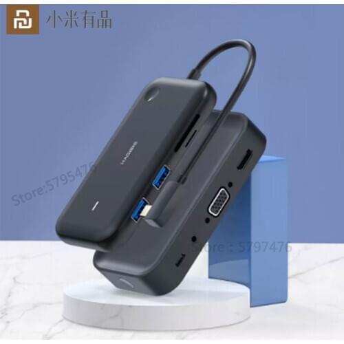 New Youpin Wireless Screen Projector Hub Interface Expansion No Network Driver Required HDMI VGA Type-c Huawei Samsung iPad Game