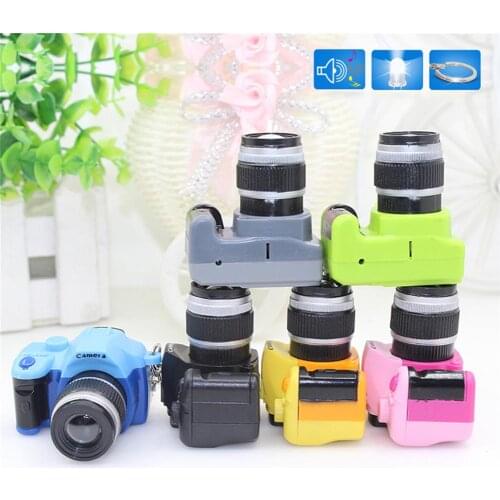 Retro SLR Camera Style LED Flash Light Shutter Sound Key Chains Auto Focus Professional SLR Video Camera 24X Optical Zoom Three