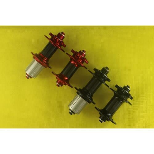 Powerway PHB-M64/PFH-M64 MTB carbon j-bend hubs xc am enduro 32 holes front 176g rear 269 M64 disc brake cyclo-cross bicycle