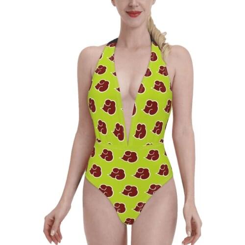 Women 2021 sexy Bikinis Akatsuki (14) Women Swimsuit One-Piece swimsuit Anime Manga Beach wear For Women