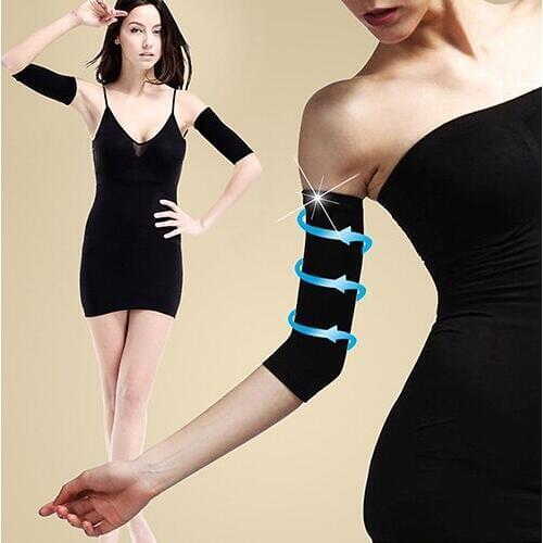 Womens Slimming Leg Shaper Cellulite Calf Sleeve Brace Support Compression Socks