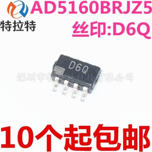 10pcs/lot AD5160BRJZ5-RL7 AD5160BRJ D6Q Digital Interface Controller Brand New & Original