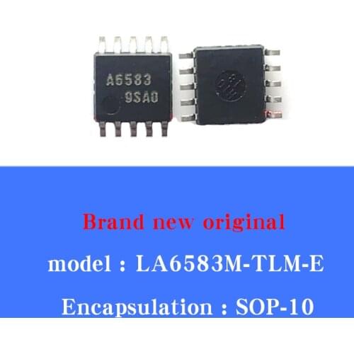 10/Pcs Lot Brand new genuine original LA6583M-TLM-E silk screen A6583 SOP-10 IBM repair/drive chip