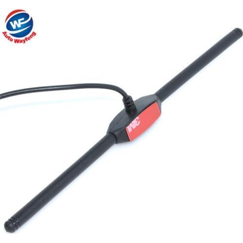 2015 Car anolog tv antenna tv aerial with amplifier booster Car Antenna DC3.5 connector free shipping