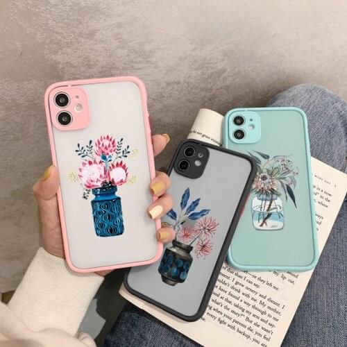 Beautiful Vase Flower Arrangement Phone Case for iphone X XS MAX XR 11 12 Pro Max 6s 7 8 Plus SE 2020 Back Hard Shockproof Cover