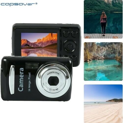Capsaver 16MP Digital Video Camera 720P 30FPS 16M 4x Zoom Handheld Digital Camcorder with LCD Screen for Video Photo Vlog Travel