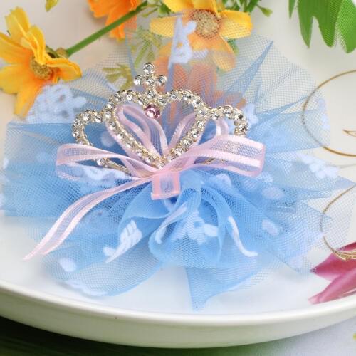 2015 Hot Selling Crown Dog Bobby Pin Pet Accessory Princess Pet Hairpin Barrette Grooming Hairclip