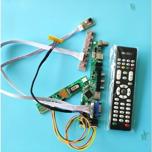 Kit for LP156WH1 Controller Board Screen Audio monitor Panel 1366x768 VGA HDMI USB 30pin AV 1 lamps TV remote LED Display 15.6"