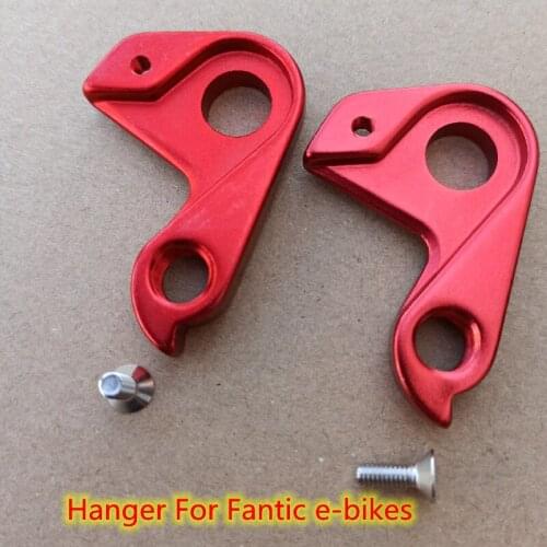 2PC Bike hook carbon frame hangers For Fantic e-bikes Fantic e-bike Integra High Priority dropout Bicycle Gear derailleur hanger
