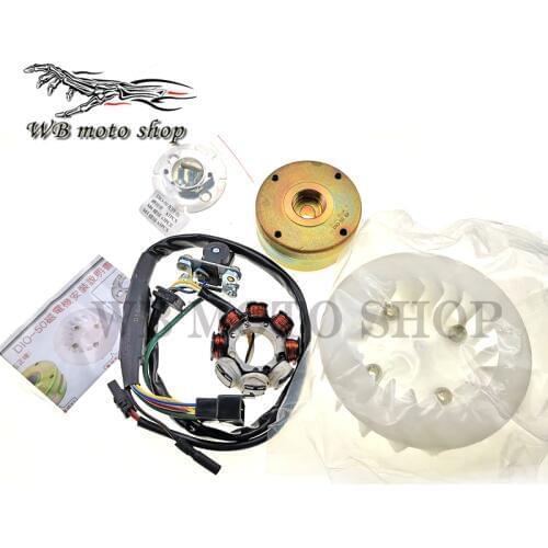 For Honda DIO 50 Dio50 AF18 AF28 lightweight 8 coil racing power generator tuning upgrade stator coil magneto rotor ignition