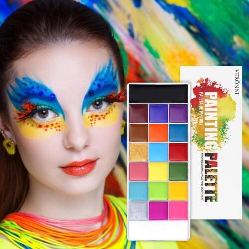 20-color painting body painting drama stage makeup face oil paint childrens makeup party Halloween costume makeup tools
