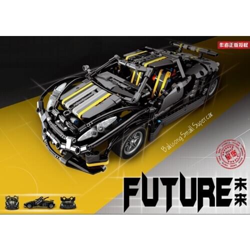 1177PCS MOC Series Balisong Small Supercar Set The Children Educational Bricks Toys Gift XINGBAO XB07002
