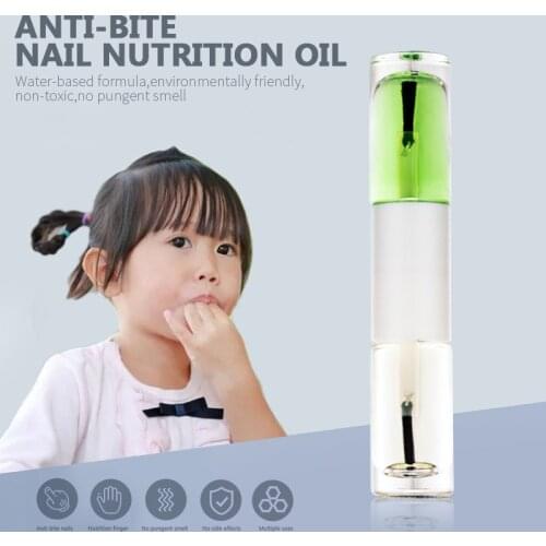 NO BITE STOP NAIL CUTICLE BITING Polish Bitter Best For CHILD,Non TOXIC,UNISEX Nail Treatments Nail Art Treatments Tools