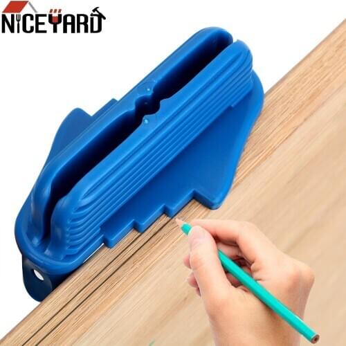NICEYARD Marking Center Gauge Finder Locator Magnet Marking Measurement Alignment Line Center Gauge Woodworking Tool