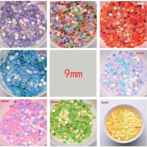 10/20/50g Seuqin Flat Gear Round Gear PVC Loose Sequins Paillettes Wedding Craft DIY Housewear Furnishings Sewing Lentejuelas