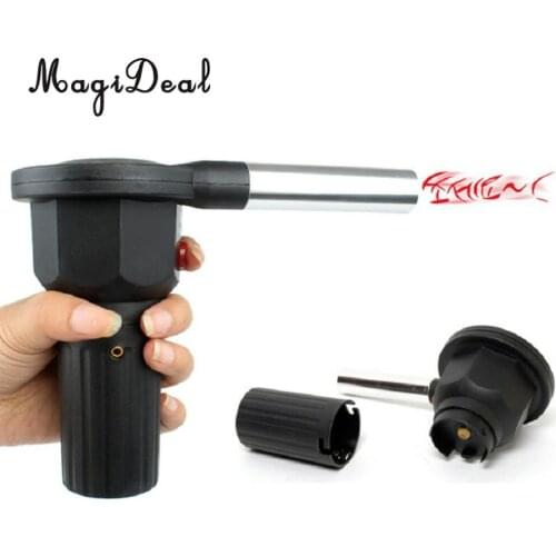 Portable Battery Power Cooking BBQ Fan Air Blower for Barbecue Fire Bellows Outdoor Grilling Equipment