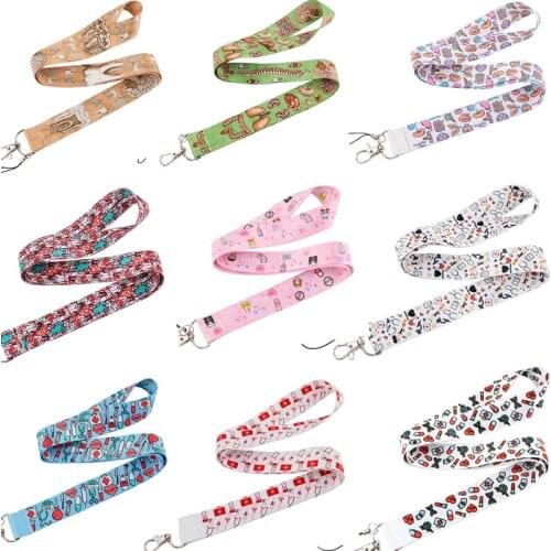 20pcs/lot BH1620 Blinghero Medicine Human Organs Neck Strap Lanyard For Key Card Phone USB Badge ID Card Holder Rope For Doctor