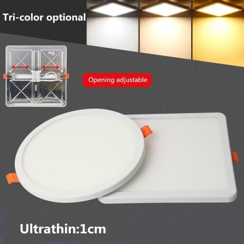 LED Panel Light Round/Square Ultra Thin LED Downlight AC220V 6W 8W 15W 20W LED Ceiling Recessed Light For Indoor Illuminate