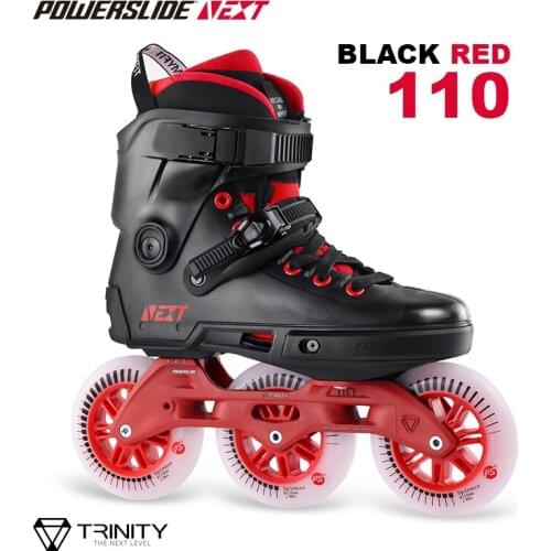100% Original Powerslide NEXT Skates Trinity Frame Inline Skates 3*110mm Street Racing Skate Shoes Roller Free Skating Patines